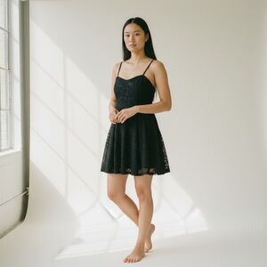 Vintage 90’s “All That Jazz” Lace Mini Dress